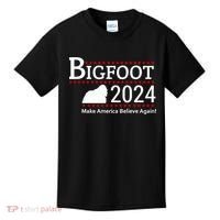 Bigfoot 2024 Make America Believe Again! Kids T-Shirt thumb 0