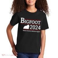 Bigfoot 2024 Make America Believe Again! Kids T-Shirt thumb 2