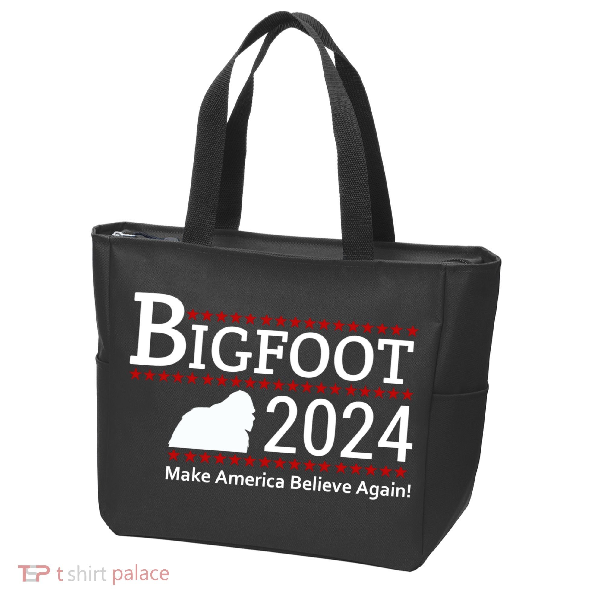 Bigfoot 2024 Make America Believe Again! Tote Bag