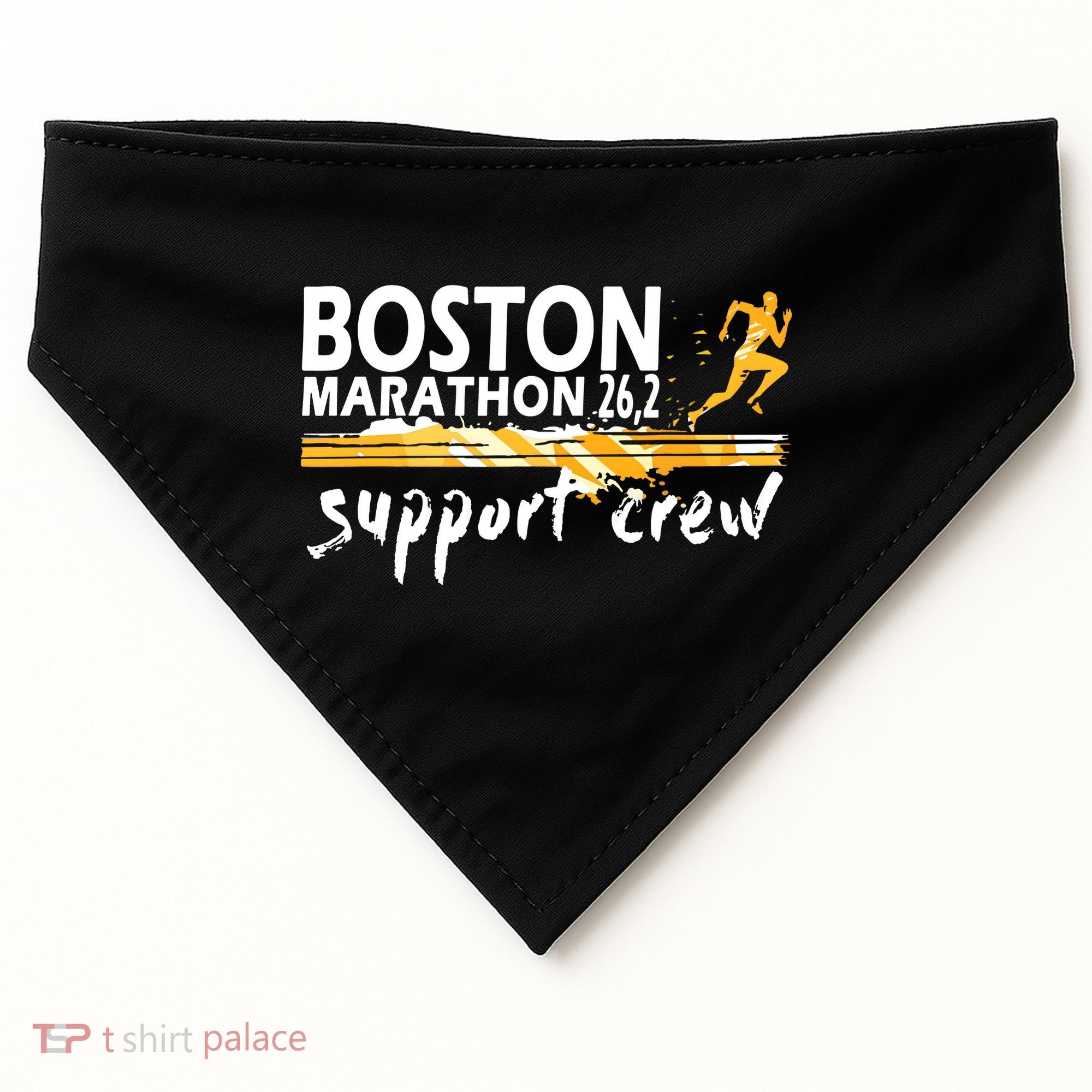Boston 262 Marathon Support Crew For Men Women USA-Made Doggie Bandana