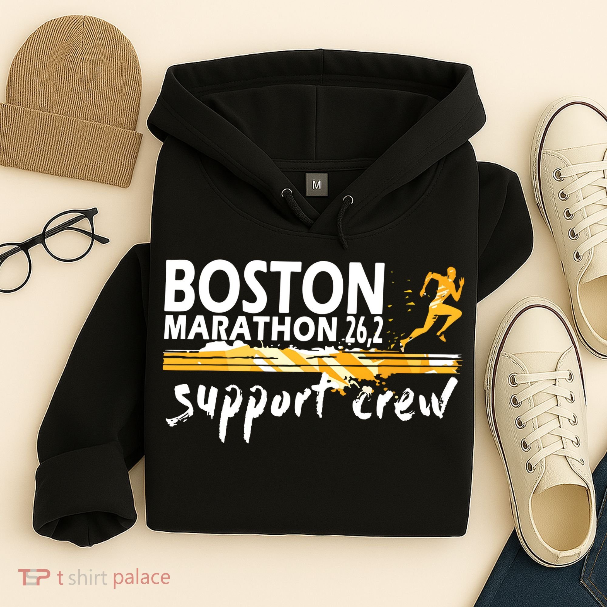 Boston 262 Marathon Support Crew For Men Women Hoodie