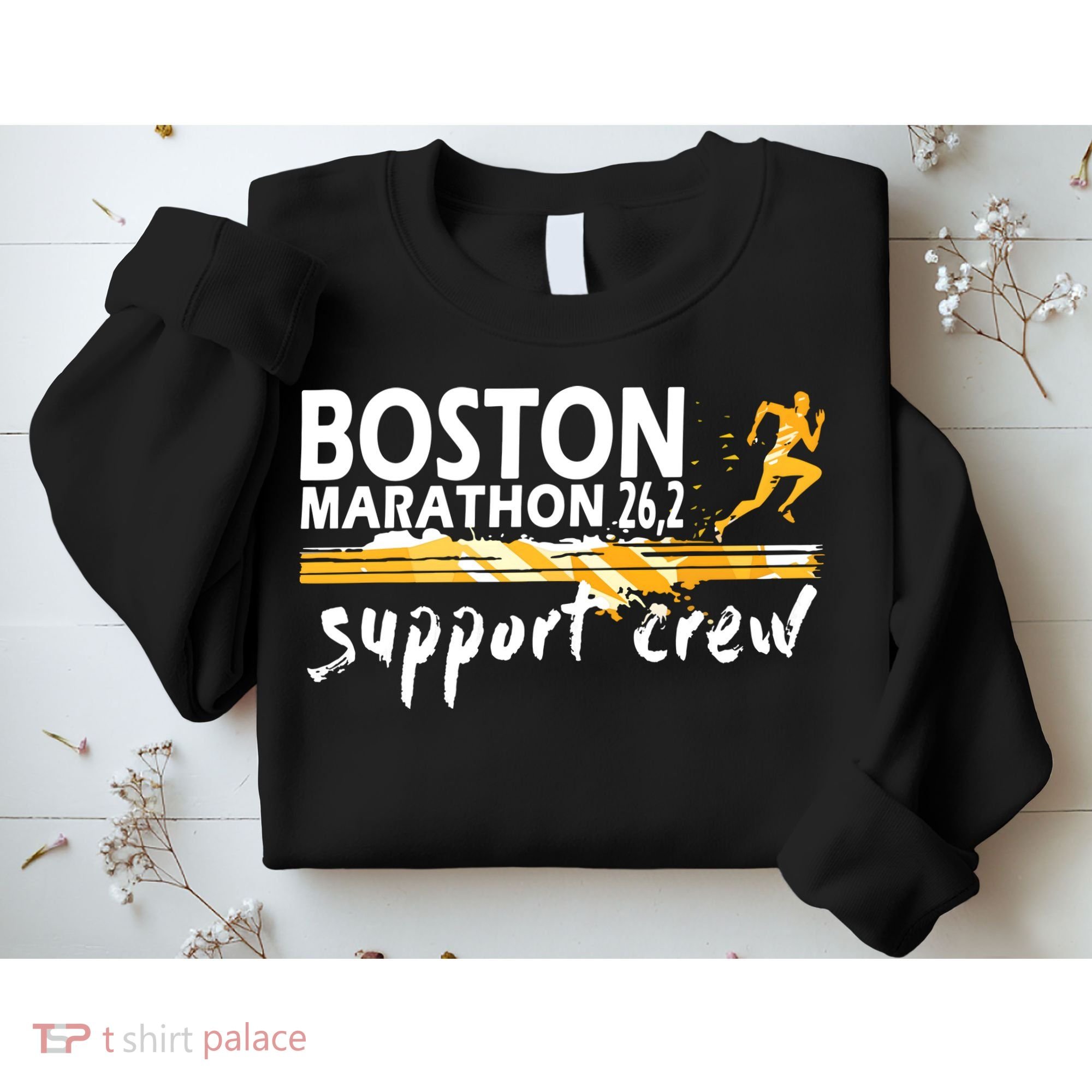 Boston 262 Marathon Support Crew For Men Women Sweatshirt