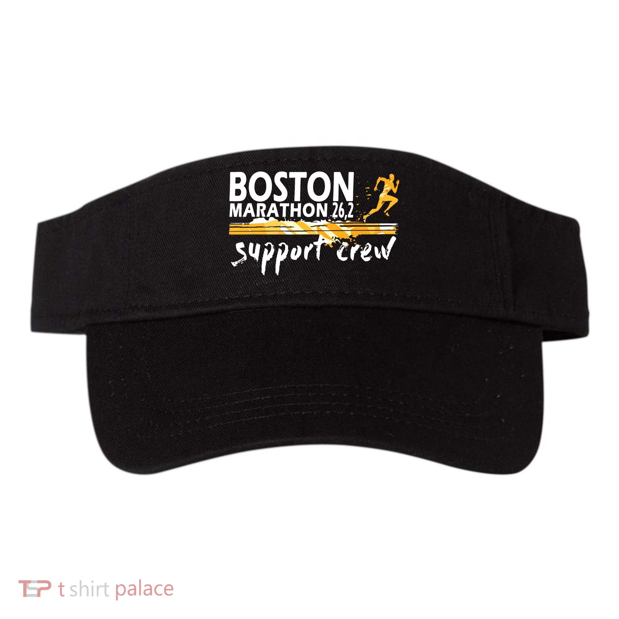 Boston 262 Marathon Support Crew For Men Women Visor