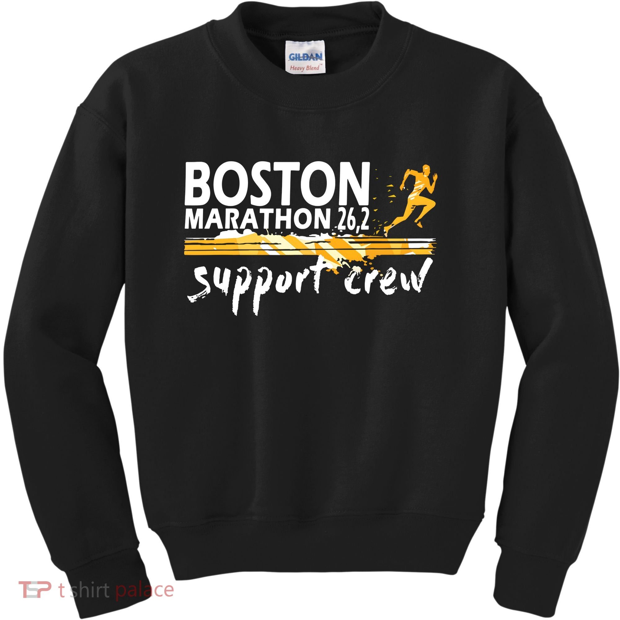 Boston 262 Marathon Support Crew For Men Women Kids Sweatshirt