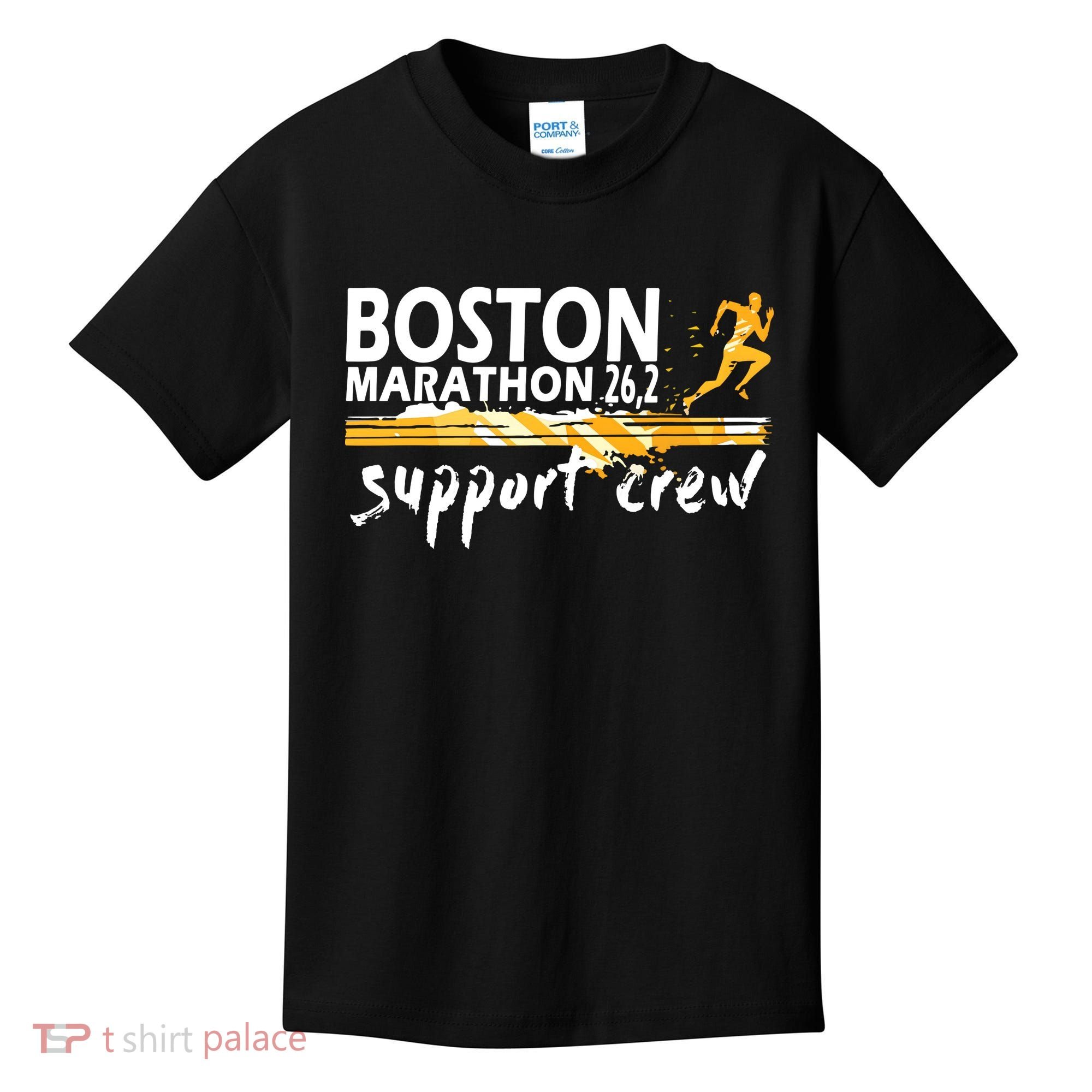 Boston 262 Marathon Support Crew For Men Women Kids T-Shirt