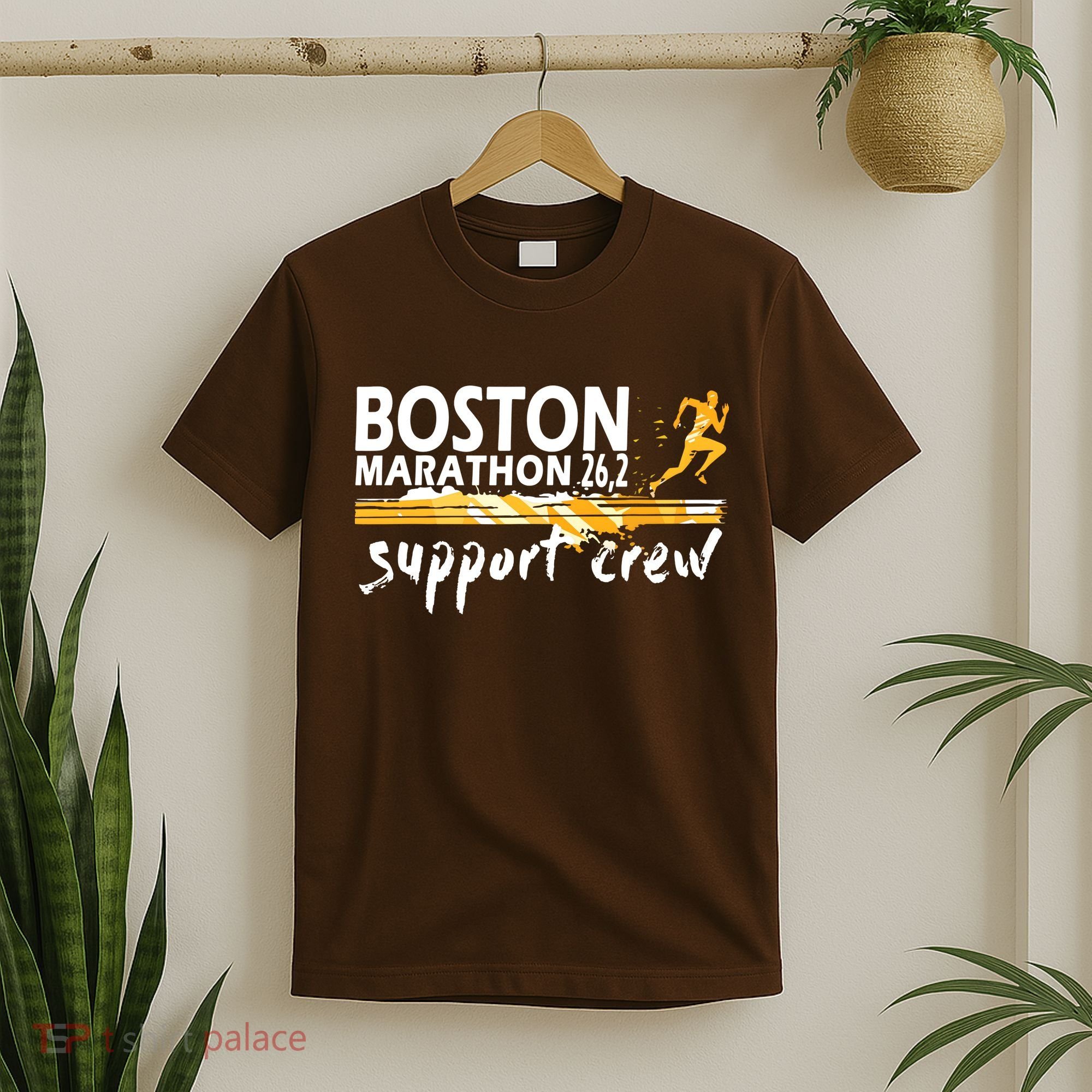 Boston 262 Marathon Support Crew For Men Women T-Shirt