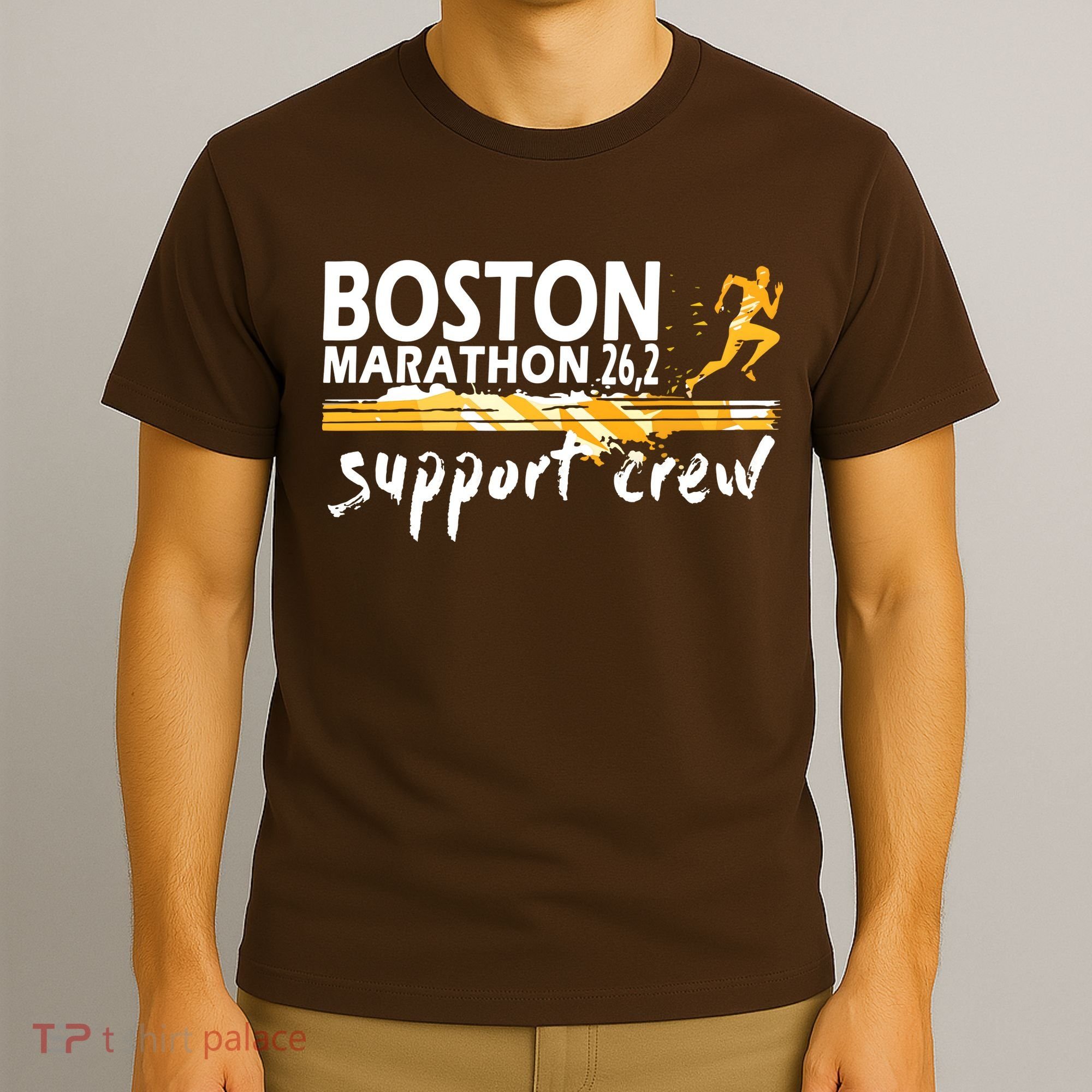 Boston 262 Marathon Support Crew For Men Women T-Shirt