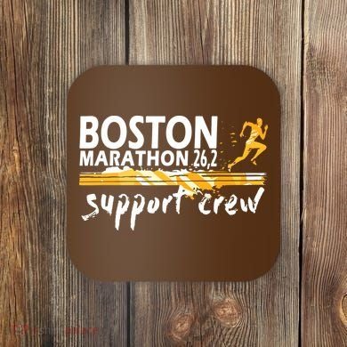 Boston 262 Marathon Support Crew For Men Women Coaster