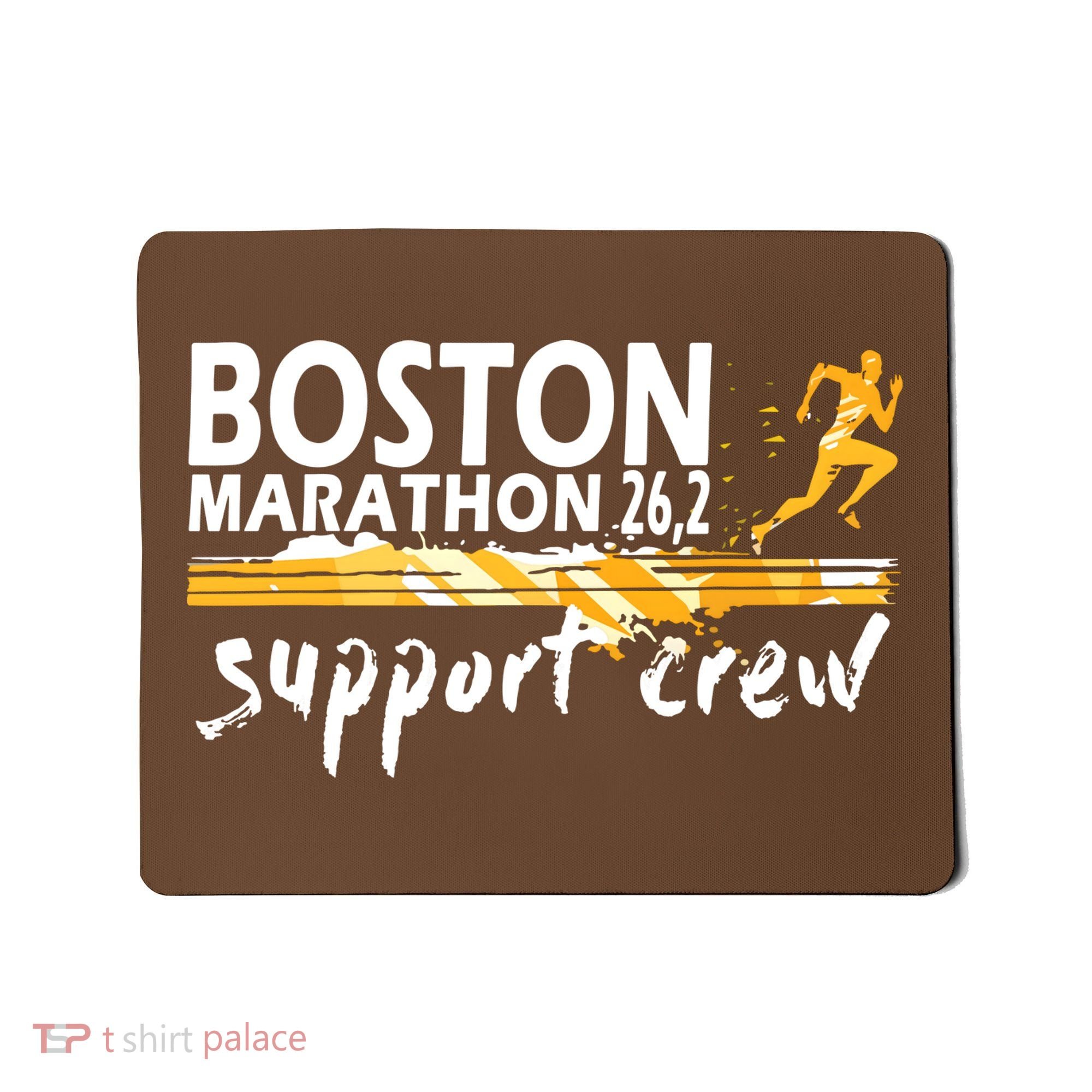 Boston 262 Marathon Support Crew For Men Women Mousepad
