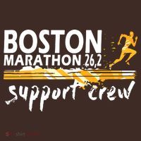 Boston 262 Marathon Support Crew For Men Women Mousepad thumb 1