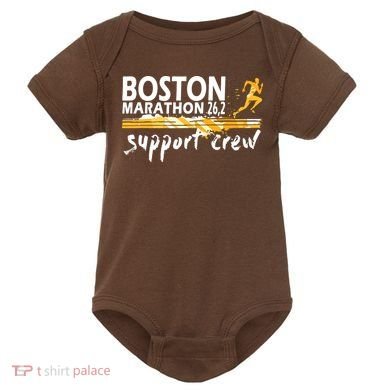 Boston 262 Marathon Support Crew For Men Women Baby Bodysuit