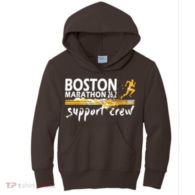 Boston 262 Marathon Support Crew For Men Women Kids Hoodie
