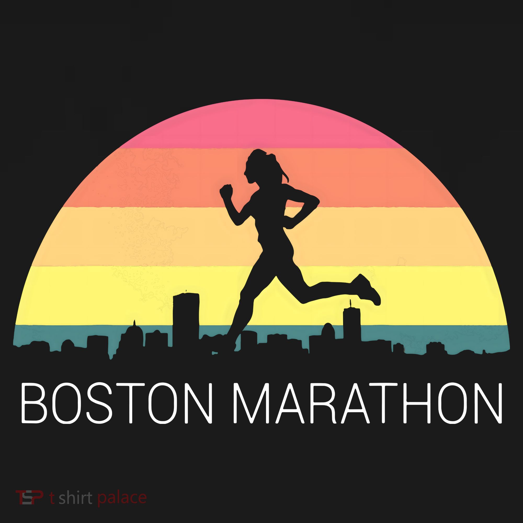 Boston 262 Miles Marathon Running Friend Support Gift USA-Made Doggie Bandana