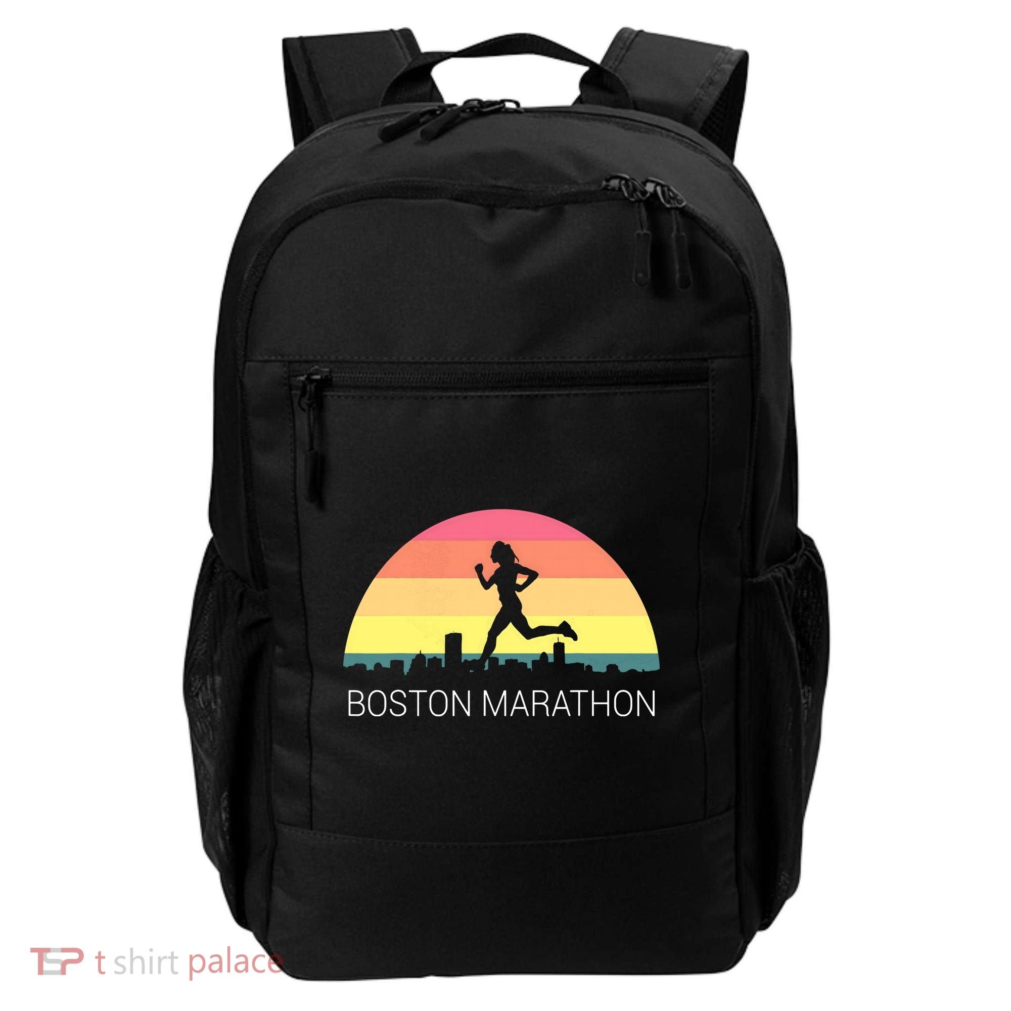 Boston 262 Miles Marathon Running Friend Support Gift Backpack