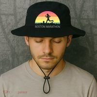Boston 262 Miles Marathon Running Friend Support Gift Bucket Hat thumb 2
