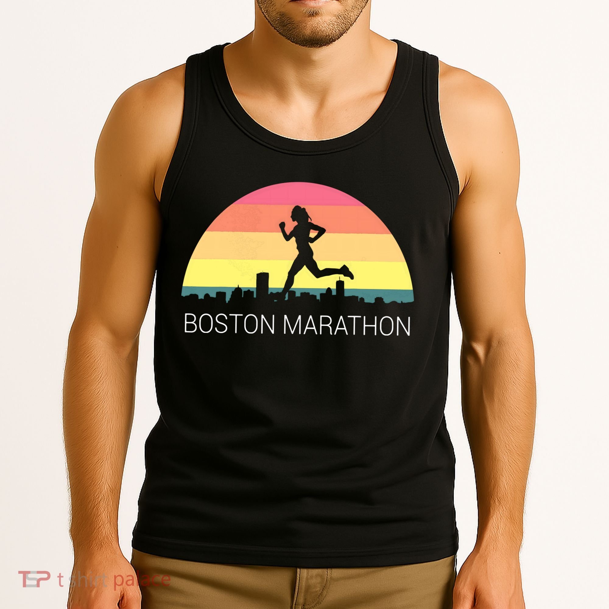 Boston 262 Miles Marathon Running Friend Support Gift Tank Top
