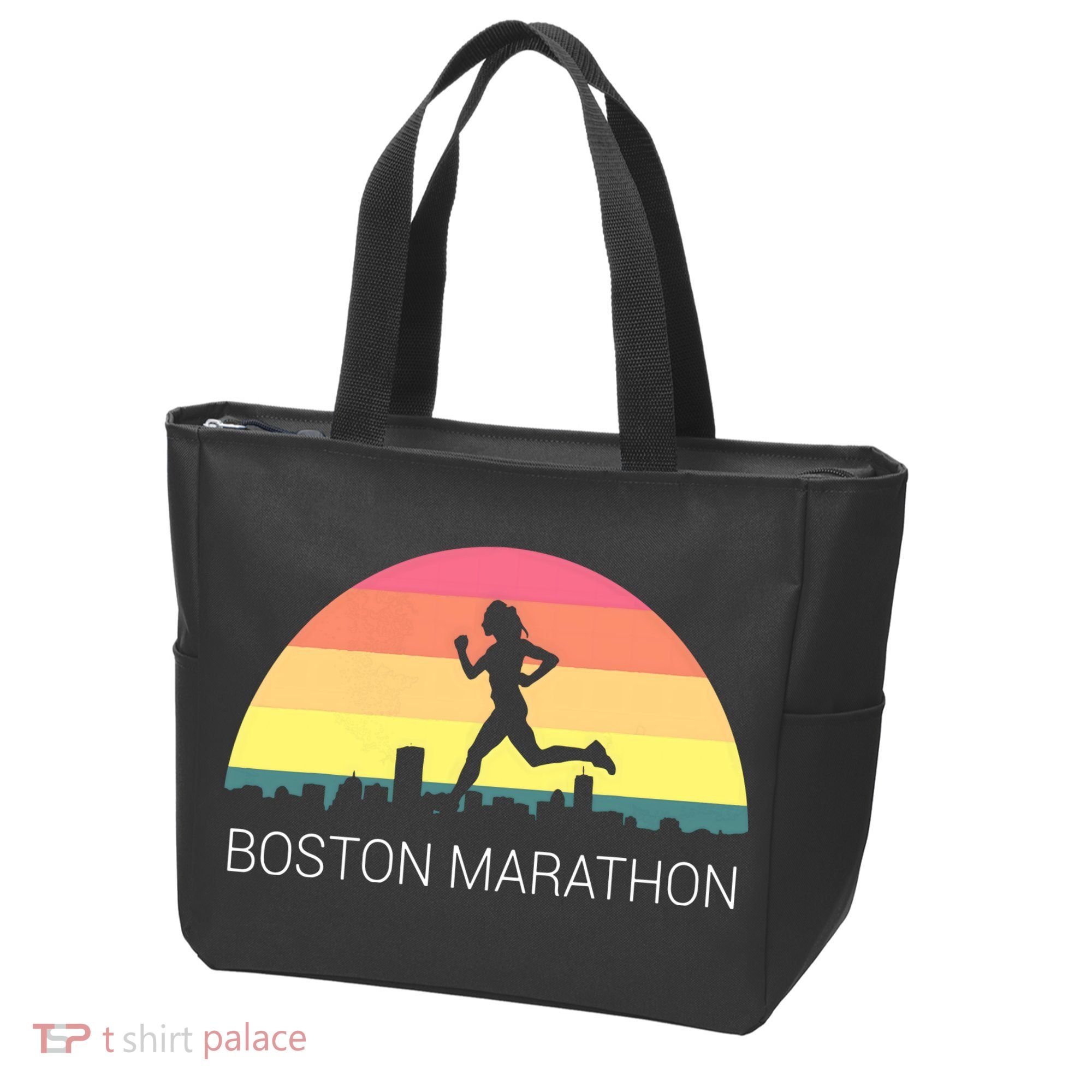 Boston 262 Miles Marathon Running Friend Support Gift Tote Bag
