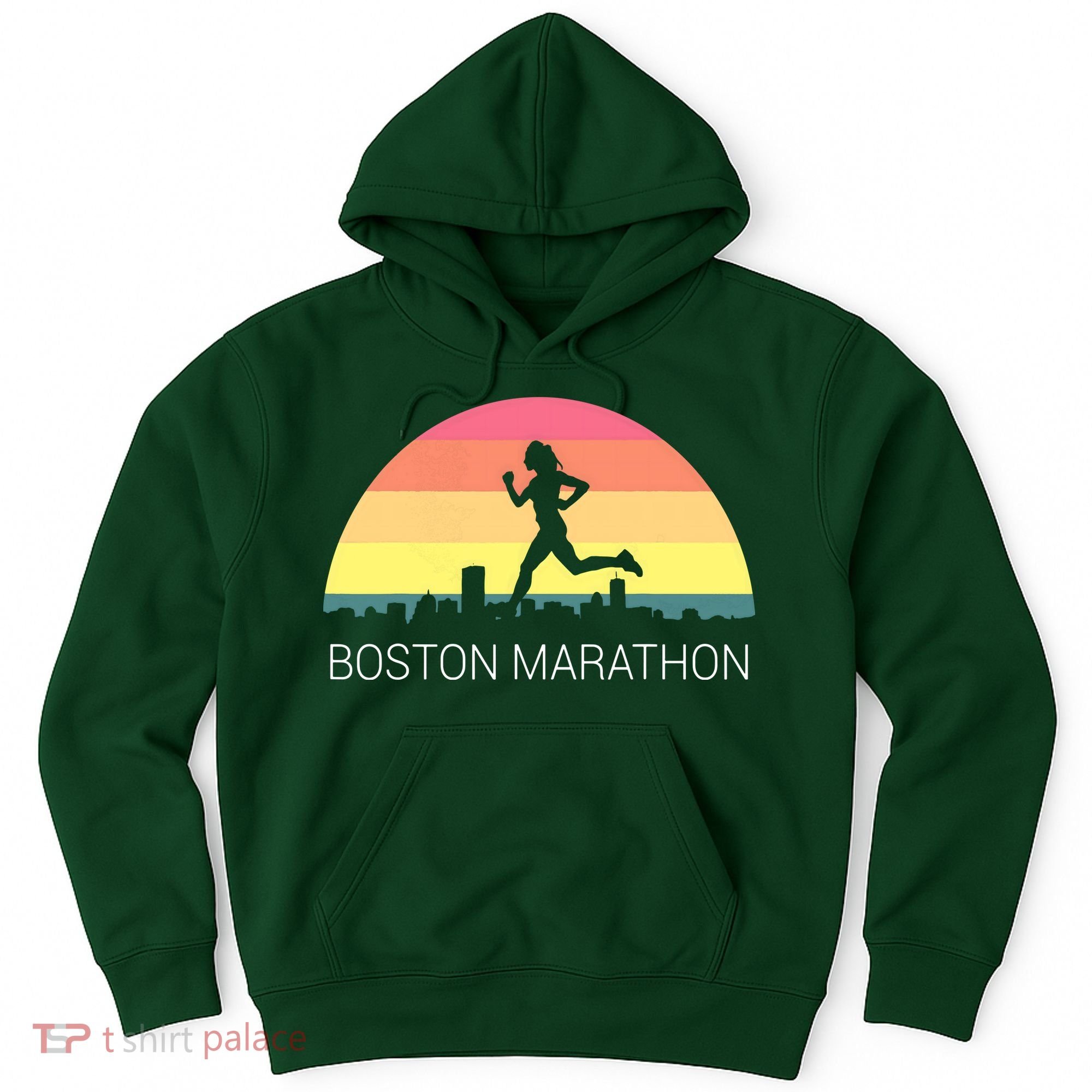 Boston 262 Miles Marathon Running Friend Support Gift Hoodie