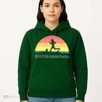 Boston 262 Miles Marathon Running Friend Support Gift Hoodie thumb 5