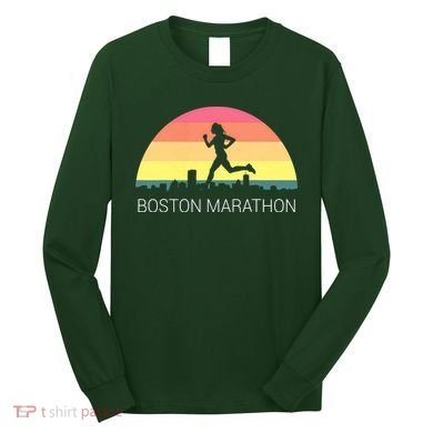 Boston 262 Miles Marathon Running Friend Support Gift Long Sleeve Shirt
