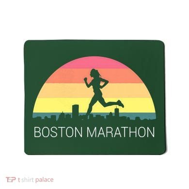 Boston 262 Miles Marathon Running Friend Support Gift Mousepad