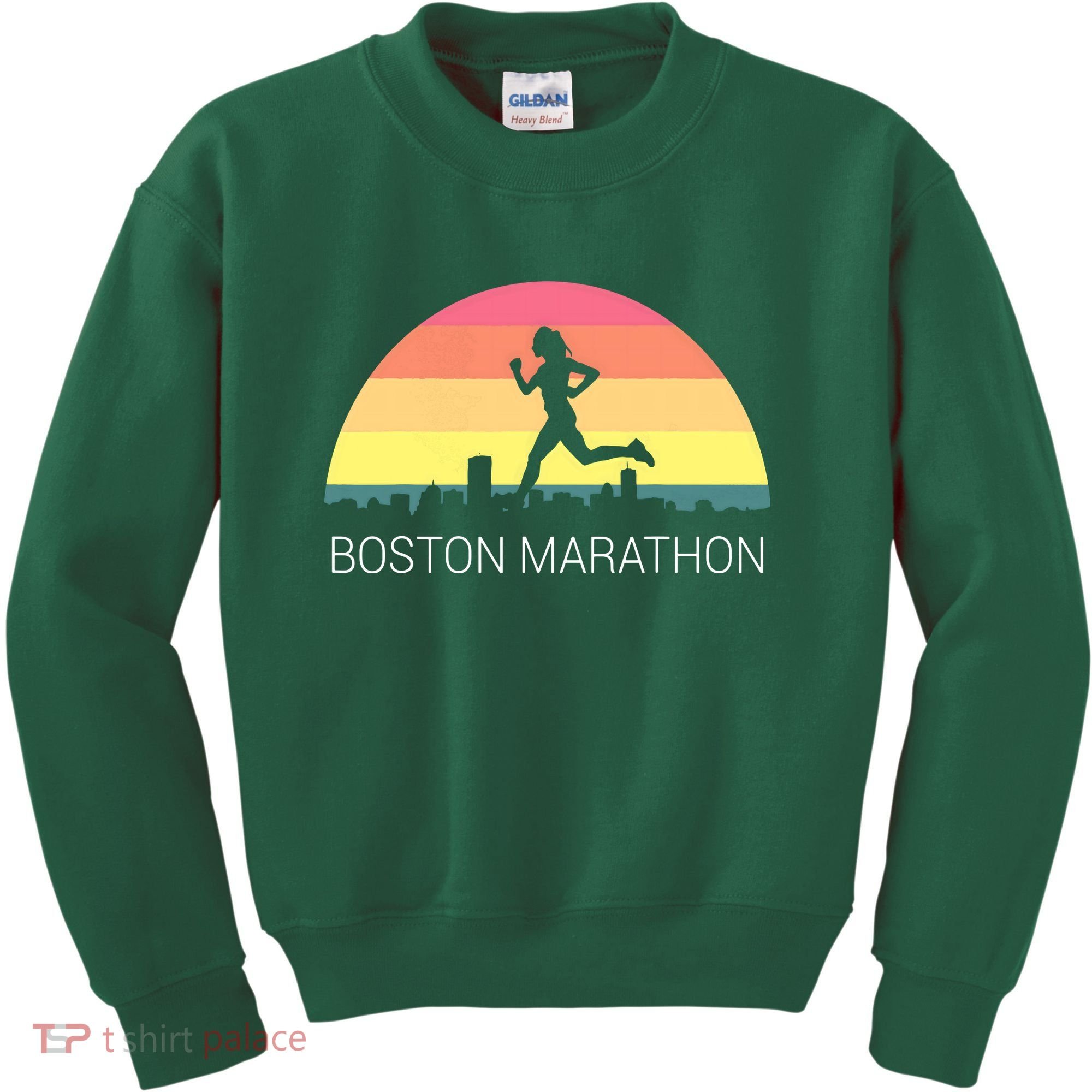 Boston 262 Miles Marathon Running Friend Support Gift Kids Sweatshirt