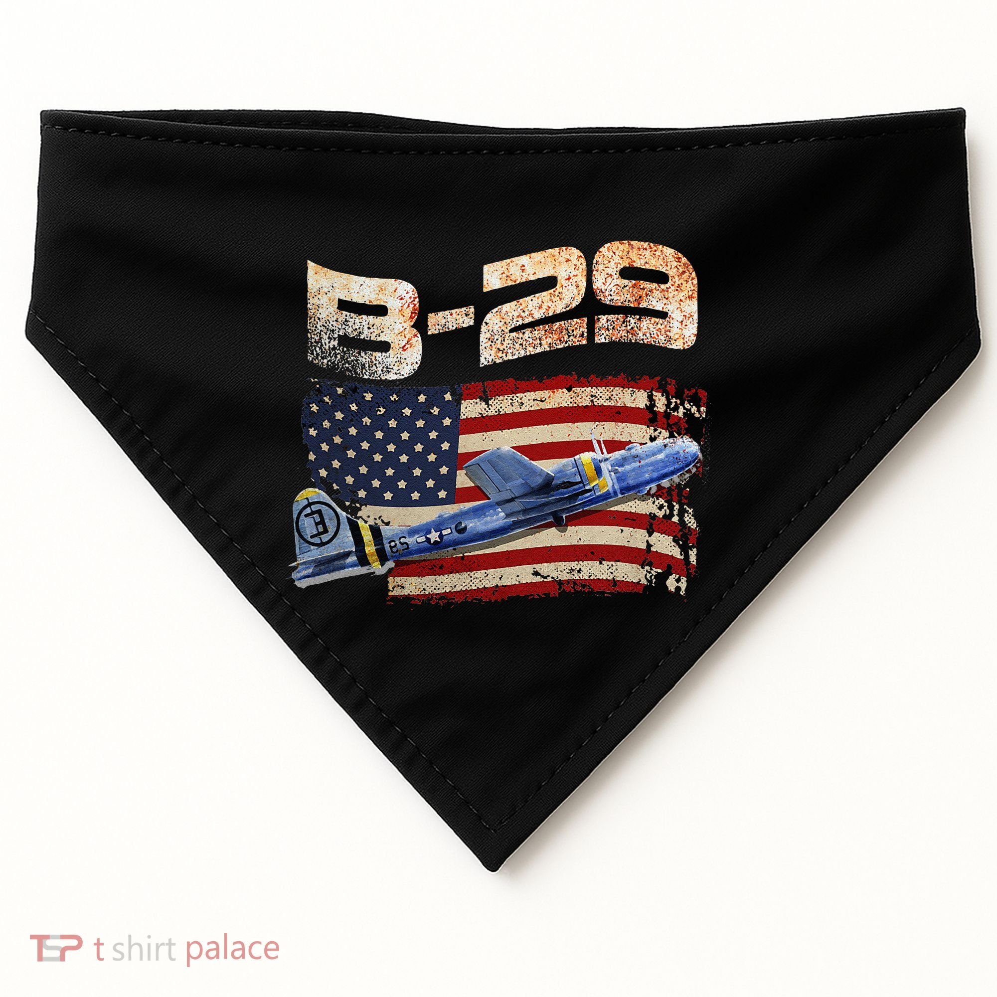 B 29 Superfortress Bomber Airplane Pilot Gifts World War II USA-Made Doggie Bandana