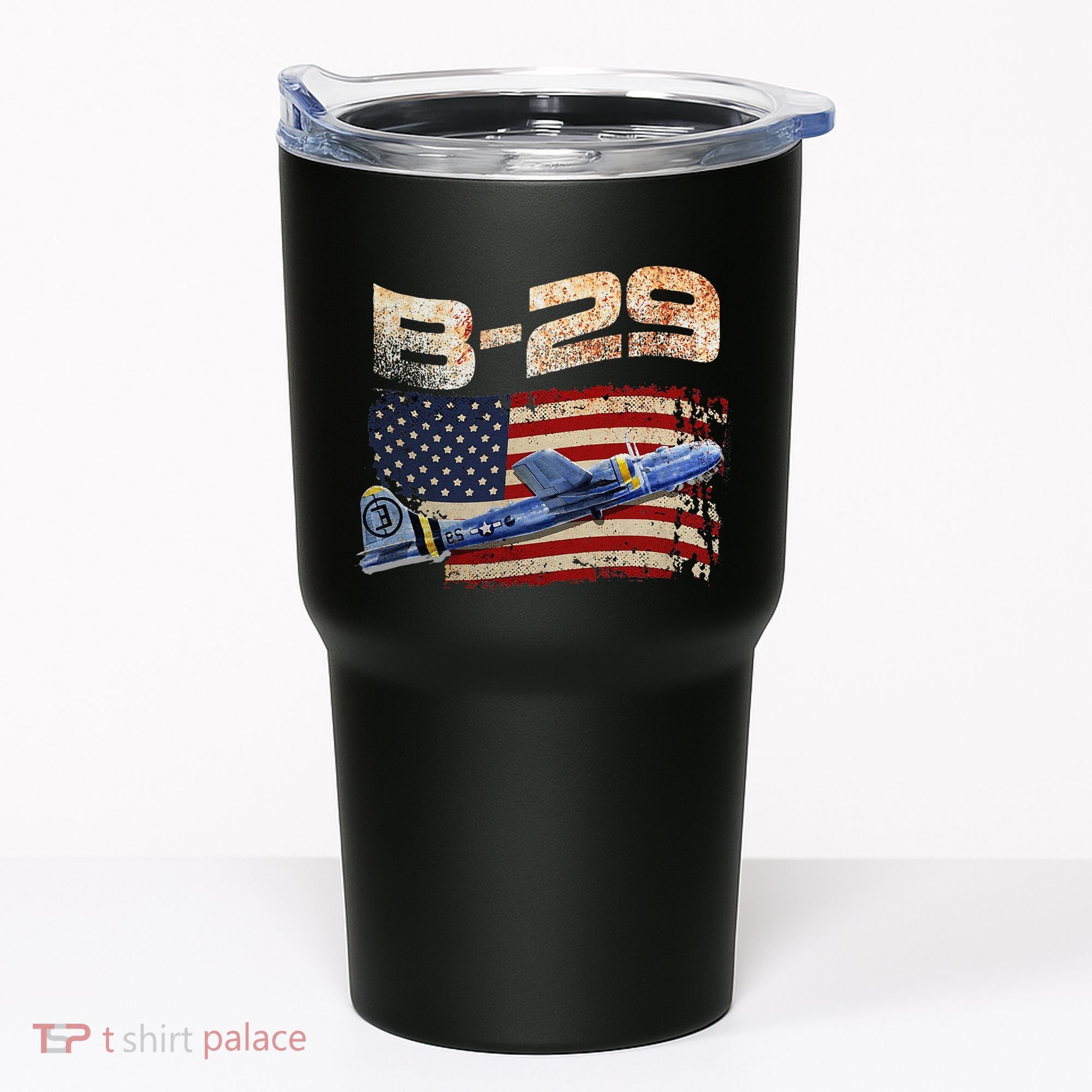 B 29 Superfortress Bomber Airplane Pilot Gifts World War II Tumbler