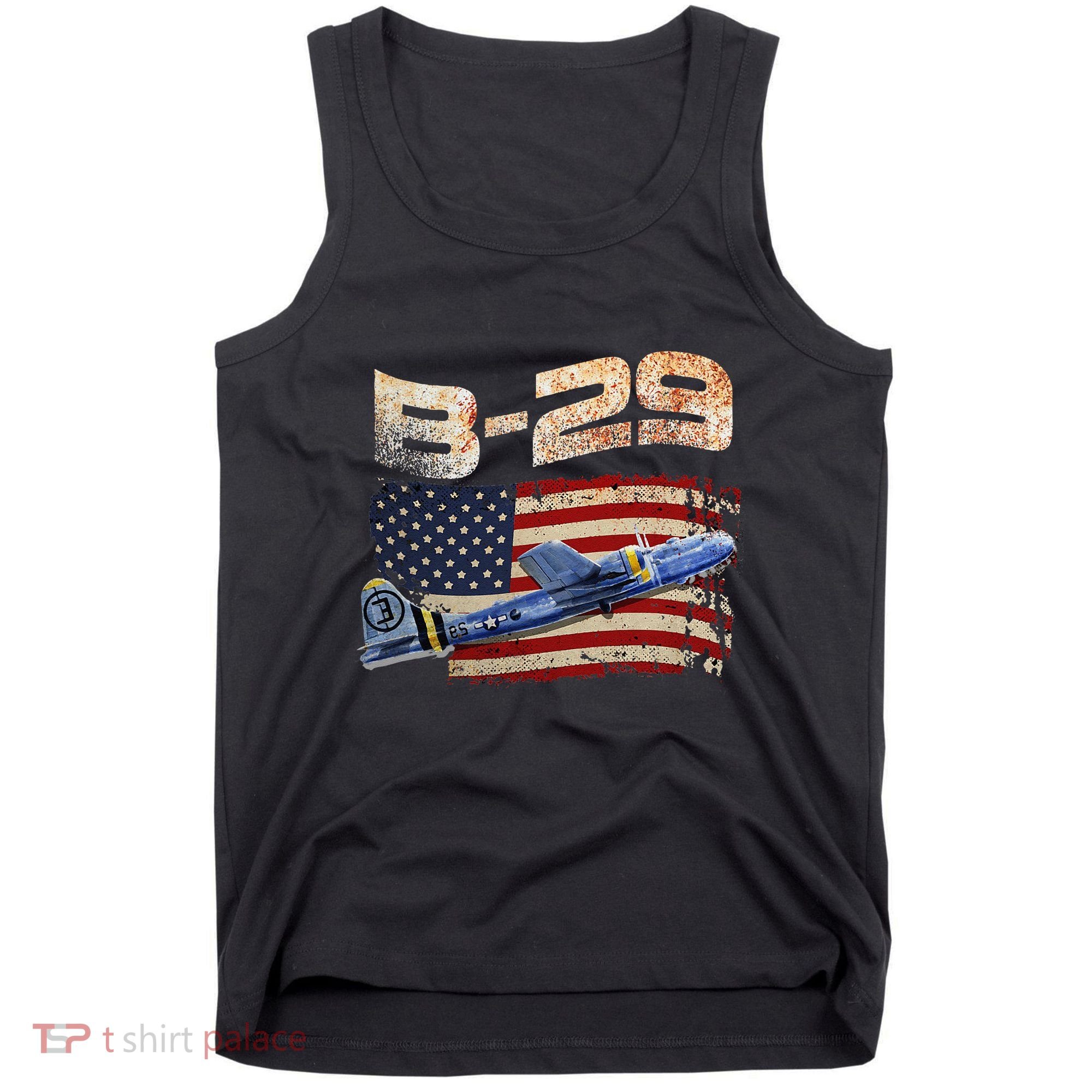 B 29 Superfortress Bomber Airplane Pilot Gifts World War II Tank Top