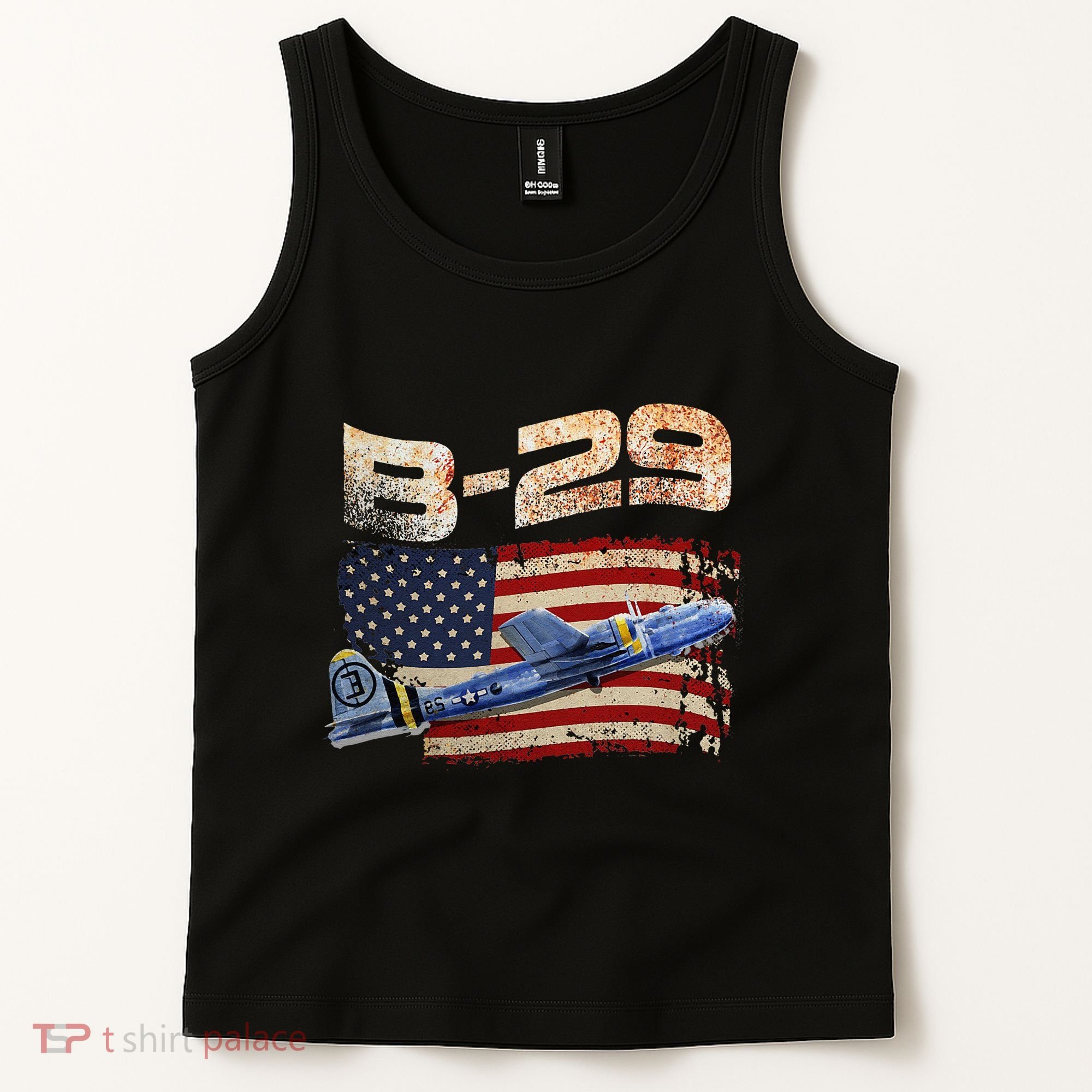 B 29 Superfortress Bomber Airplane Pilot Gifts World War II Tank Top