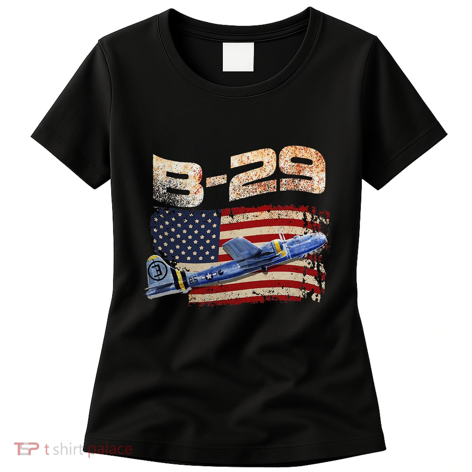 B 29 Superfortress Bomber Airplane Pilot Gifts World War II Women's T-Shirt