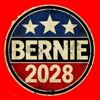 Bernie 2028 Sanders Was Right Democracy Resistance Protest  Santa Hat thumb 1