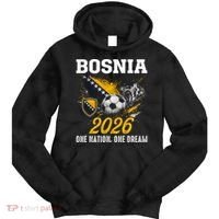 Bosnia 2026 Soccer Fan One Nation One Dream Tie Dye Hoodie thumb 0