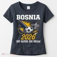 Bosnia 2026 Soccer Fan One Nation One Dream Women's T-Shirt thumb 0