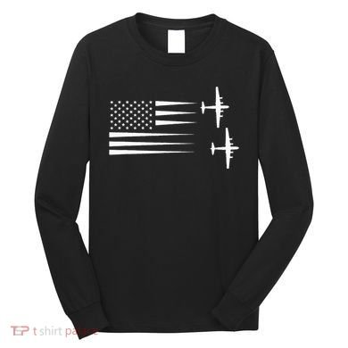 B 29 Superfortress Bomber Long Sleeve Shirt