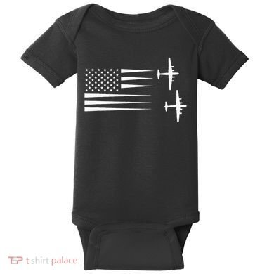 B 29 Superfortress Bomber Baby Bodysuit