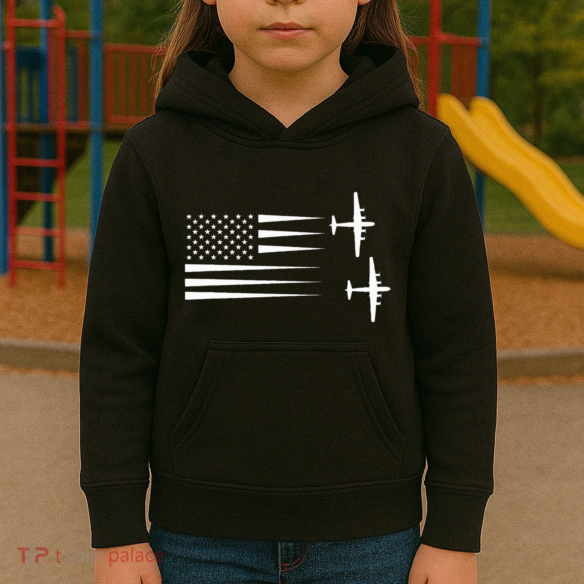 B 29 Superfortress Bomber Kids Hoodie