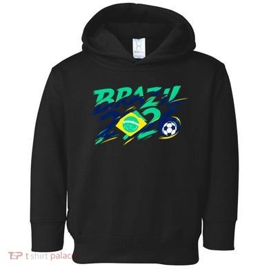 Brazil 2026 Soccer World Fan Apparel Toddler Hoodie