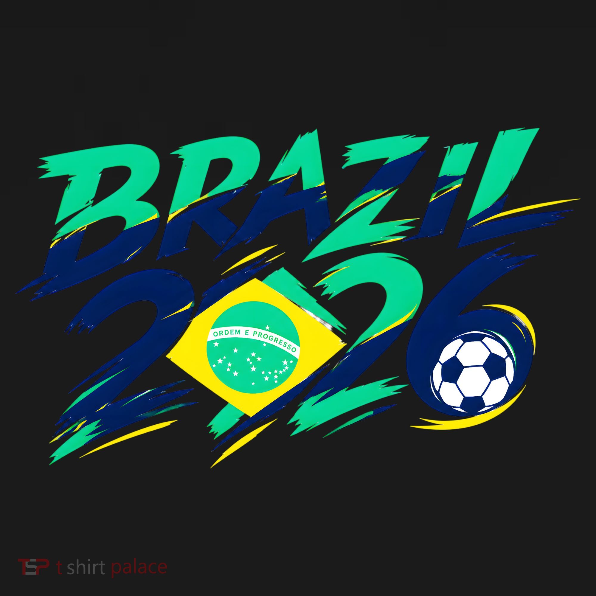 Brazil 2026 Soccer World Fan Apparel Toddler Hoodie