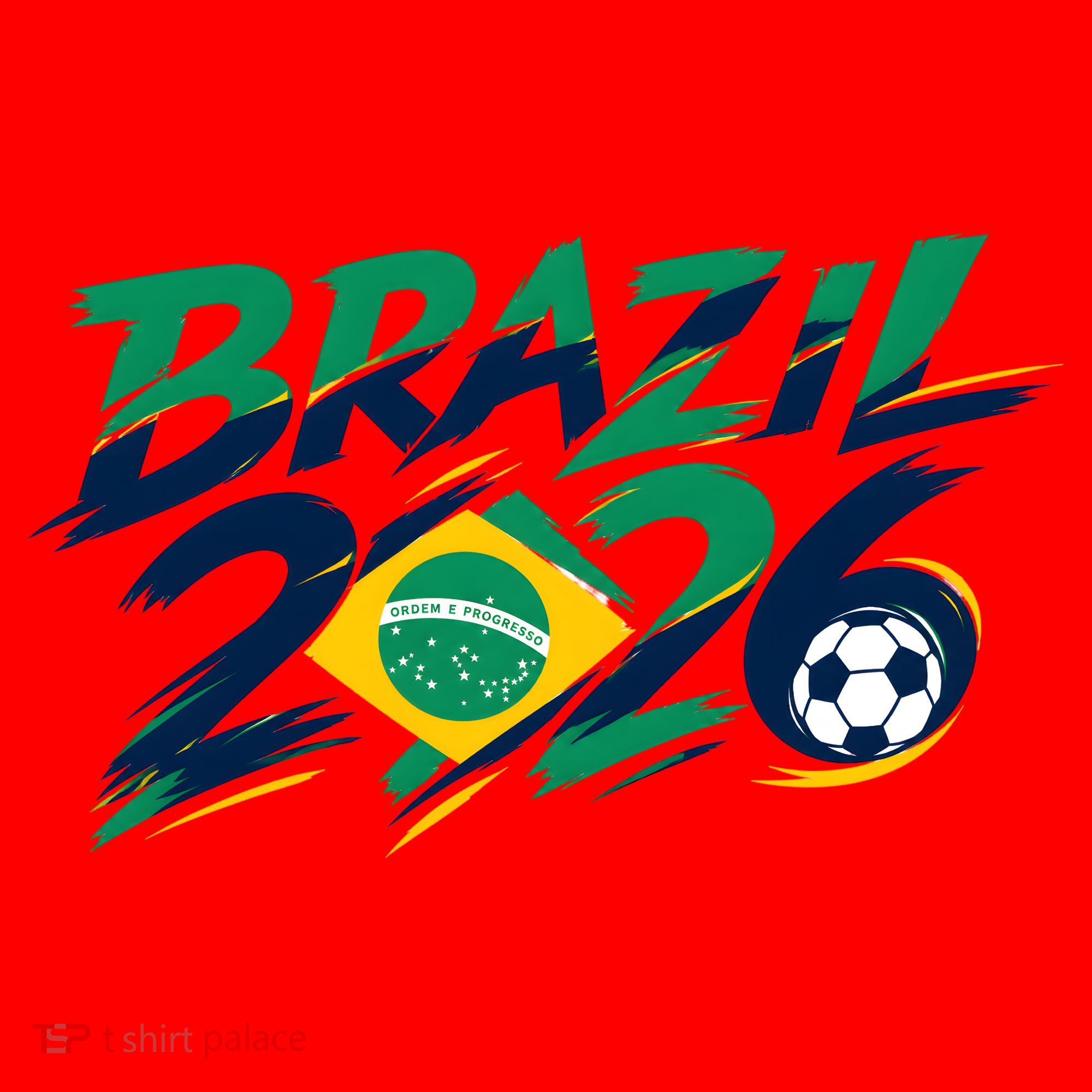 Brazil 2026 Soccer World Fan Apparel Santa Hat