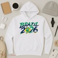 Brazil 2026 Soccer World Fan Apparel Hoodie thumb 3