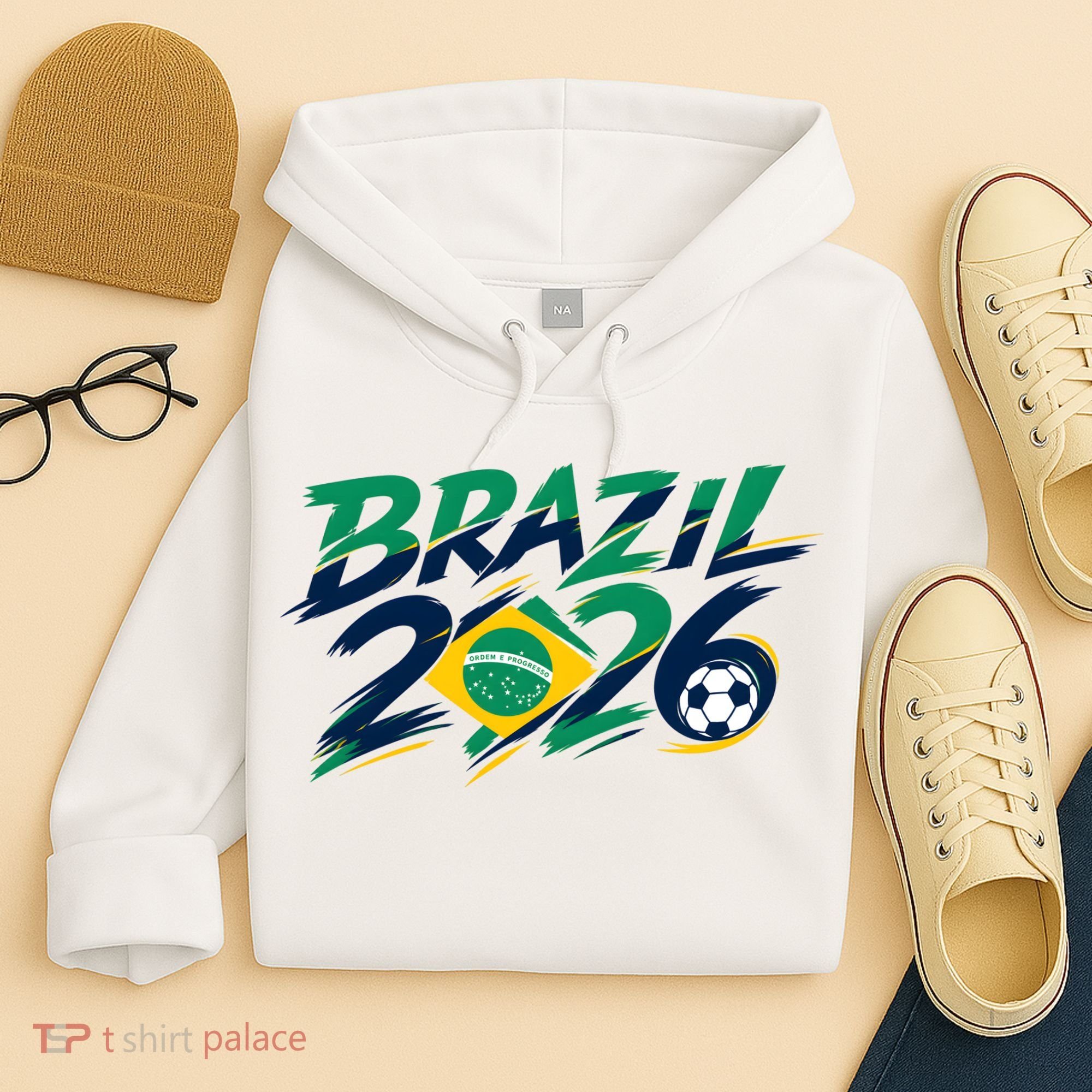 Brazil 2026 Soccer World Fan Apparel Hoodie