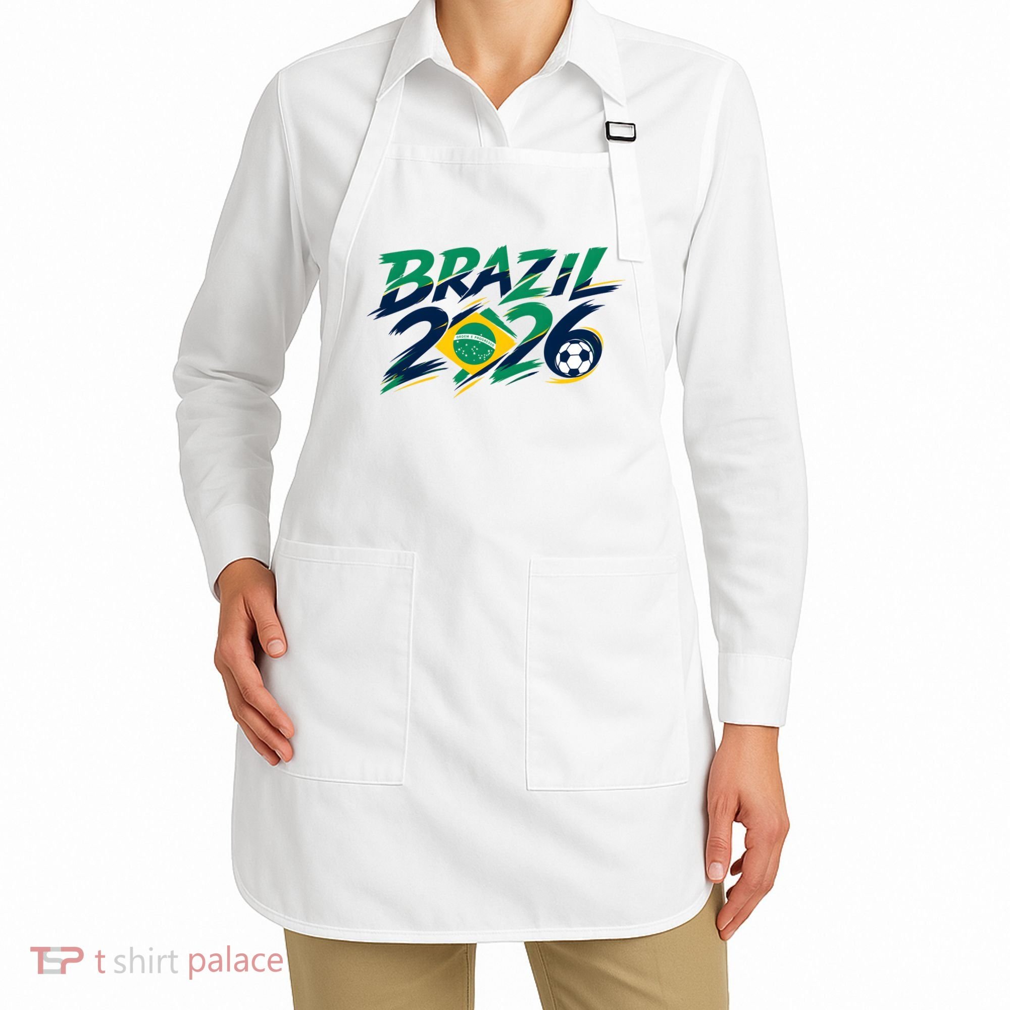 Brazil 2026 Soccer World Fan Apparel Apron
