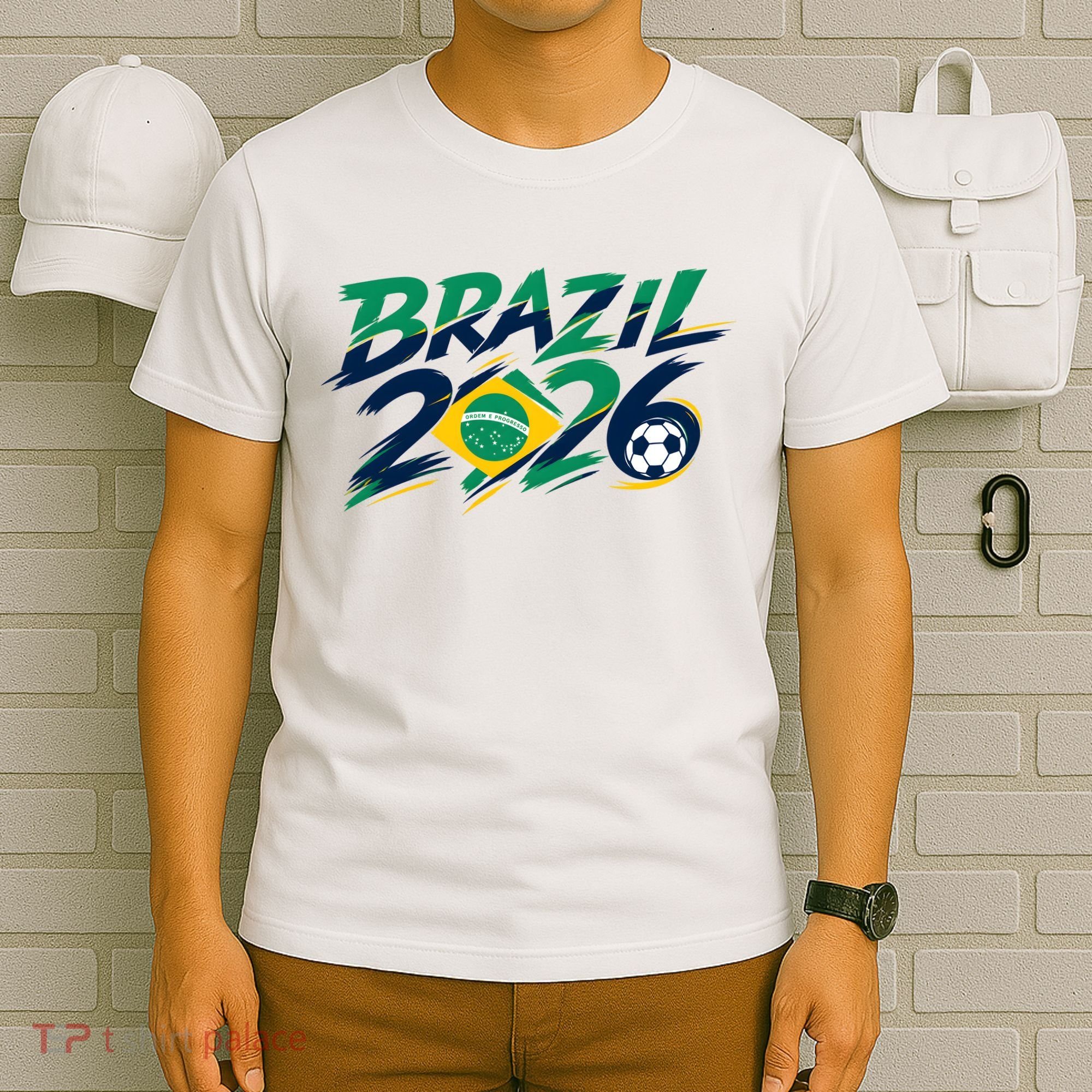 Brazil 2026 Soccer World Fan Apparel T-Shirt