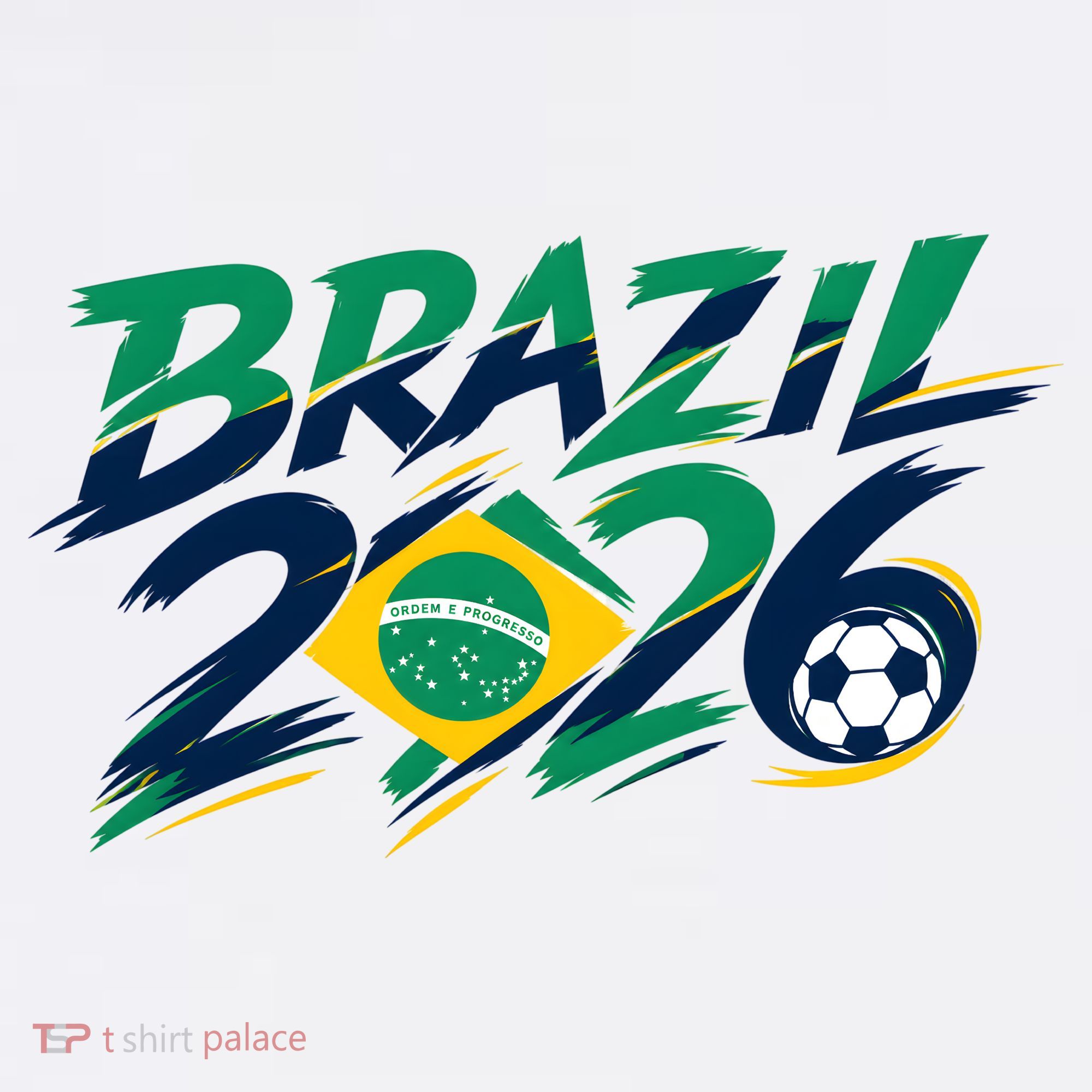 Brazil 2026 Soccer World Fan Apparel T-Shirt