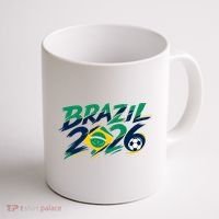 Brazil 2026 Soccer World Fan Apparel Coffee Mug thumb 1