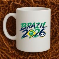 Brazil 2026 Soccer World Fan Apparel Coffee Mug thumb 2