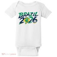 Brazil 2026 Soccer World Fan Apparel Baby Bodysuit thumb 0