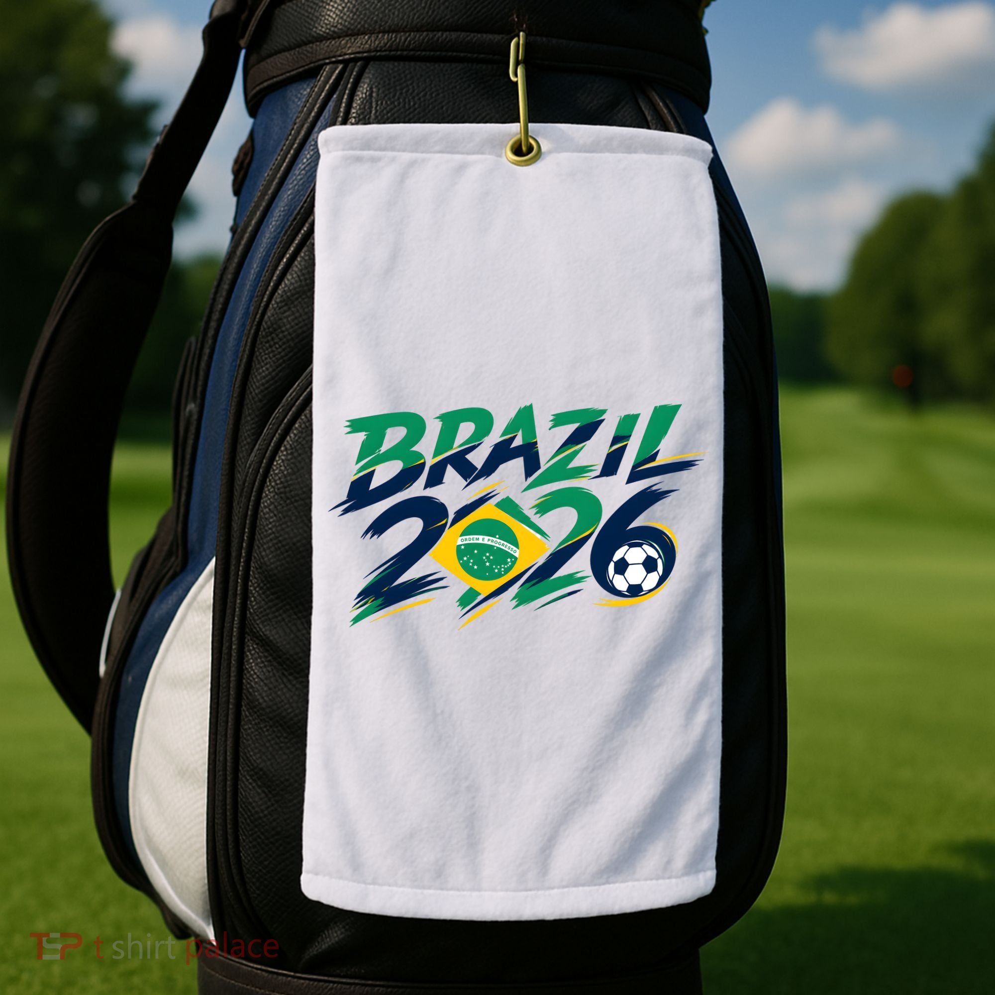 Brazil 2026 Soccer World Fan Apparel Golf Towel