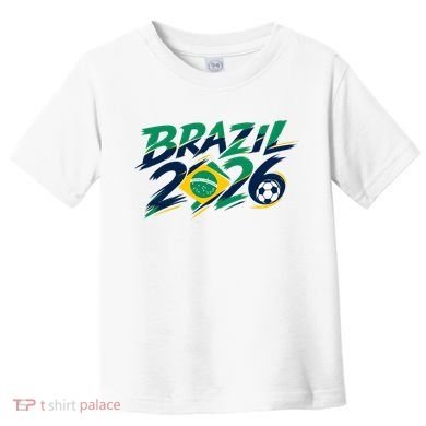 Brazil 2026 Soccer World Fan Apparel Toddler T-Shirt
